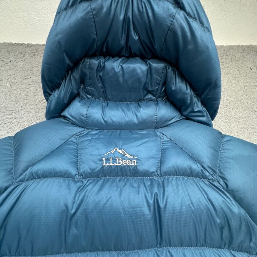 LL Bean Ultralight 850 Fill DownTek Down Hooded Jacket Womens Large Petite - Picture 12 of 14